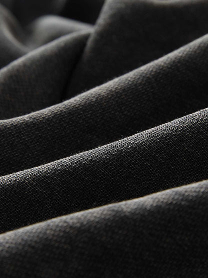 Retro Bandit Hat Graphic Distressed Cropped Hoodie 