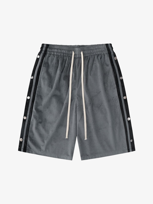 Suede Athletic Shorts