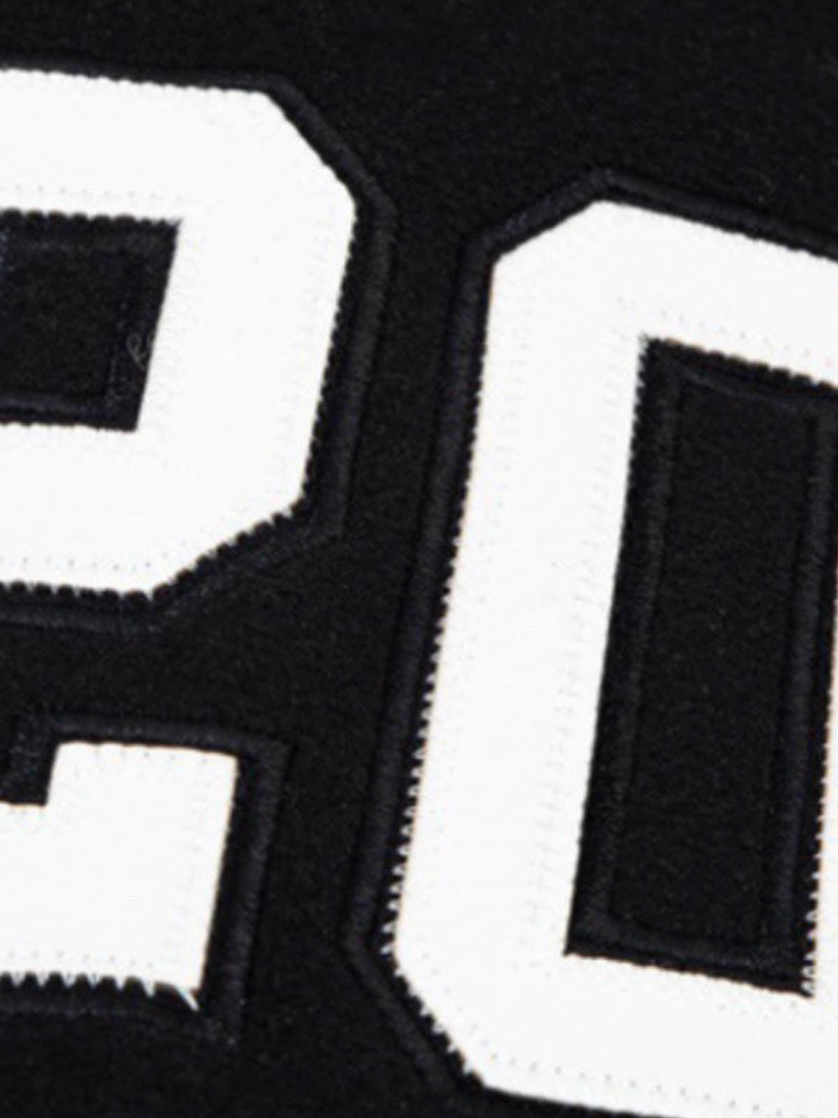 Cotton Blend 80 Number Baseball Jacket Men's Casual Sporty Varsity Coat with Ribbed Cuffs and Hem 