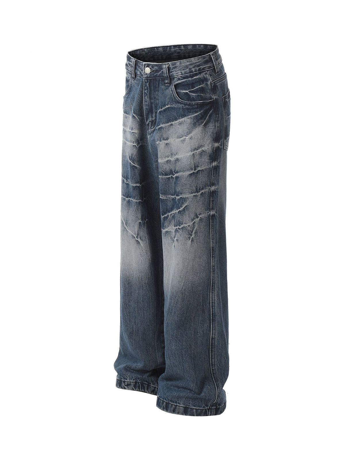 Retro Neutral Washed Straight Jeans - 2261 