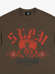 SUPM Slogan Graphic Retro Streetwear T-Shirt 