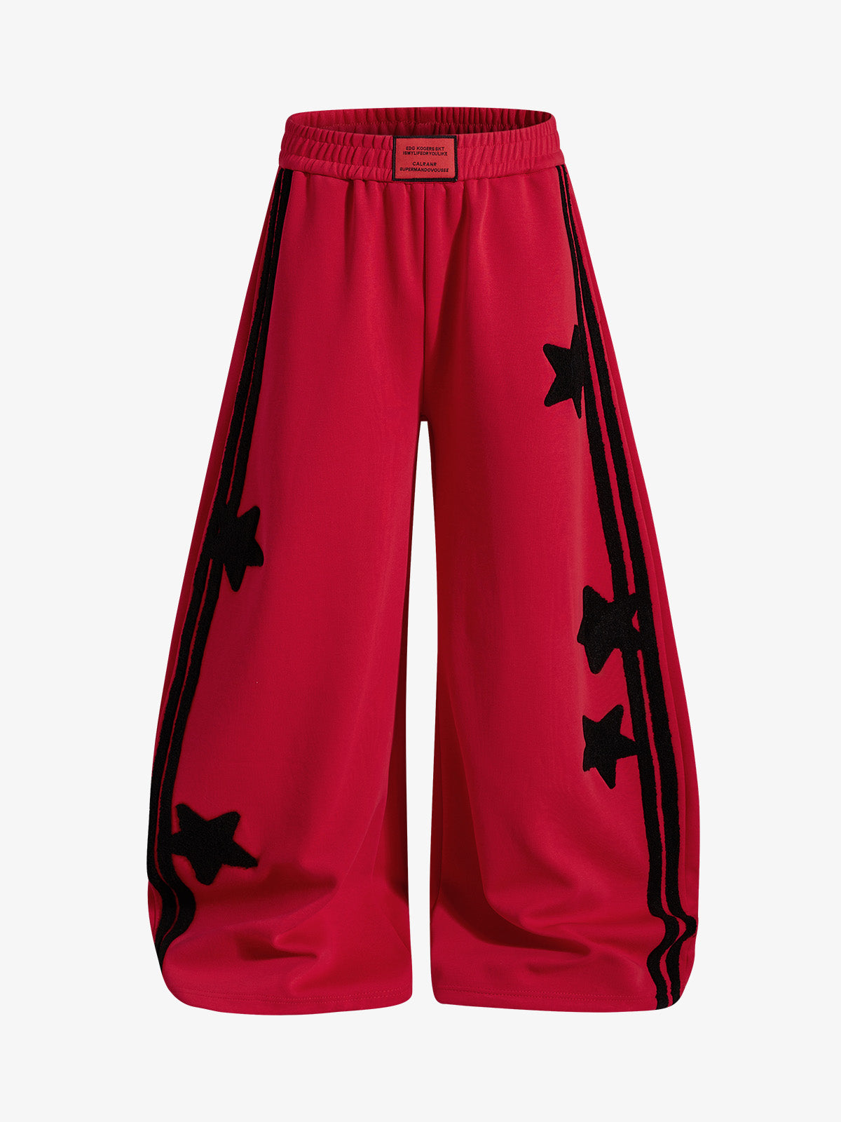 Slanted Star Terry Embroidered Sweatpants