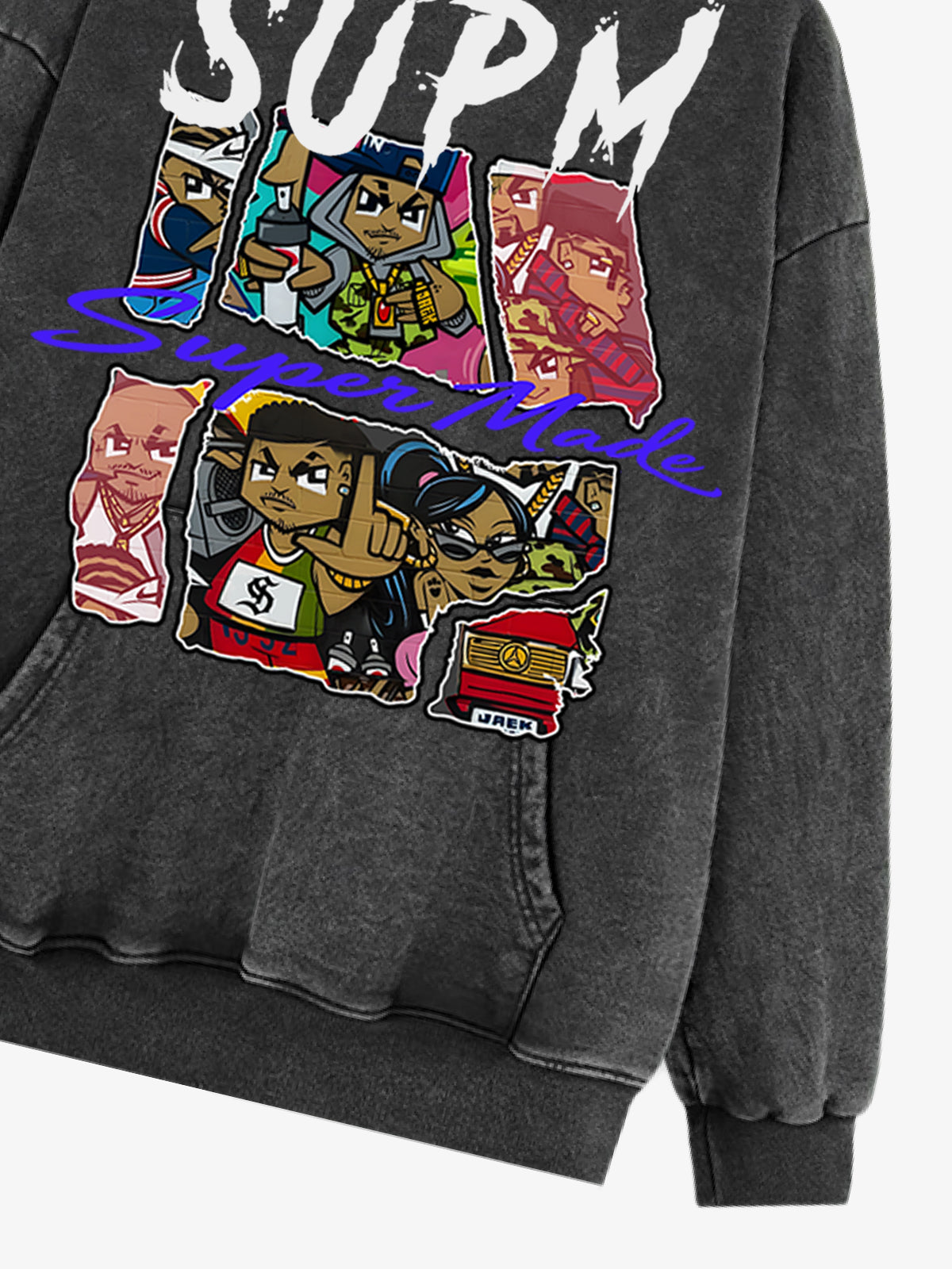 Stylish Graphic Hoodie with Vibrant Artwork for Casual Wear 