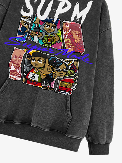 Stylish Graphic Hoodie with Vibrant Artwork for Casual Wear 