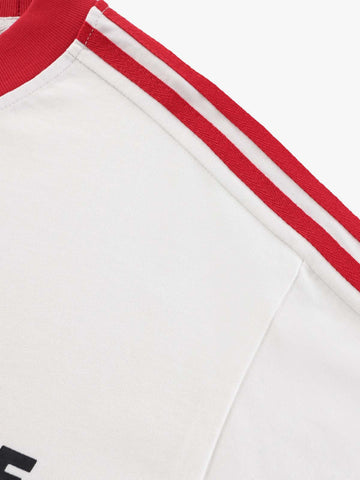 Jersey Digital Print Colorblock Long-Sleeved T-Shirt 