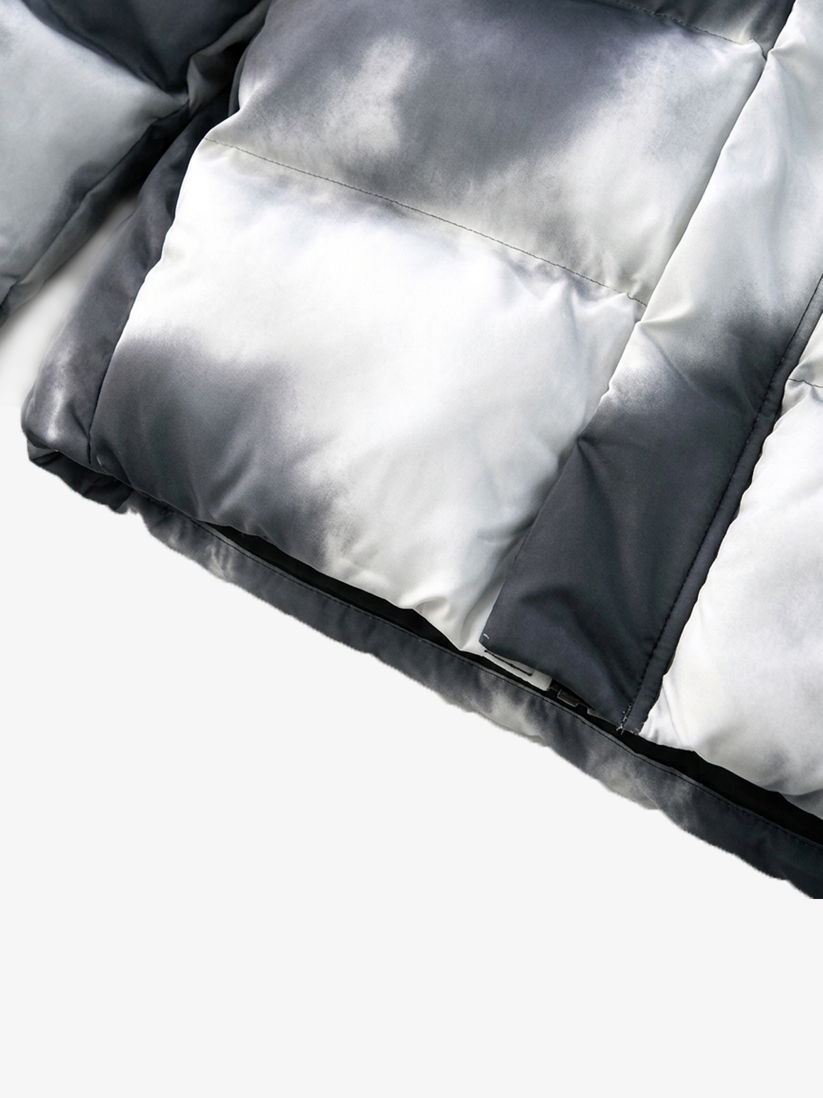 Cloud Wash Cropped Padded Puffer Coat