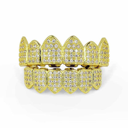 Vampire Teeth Zircon Braces 