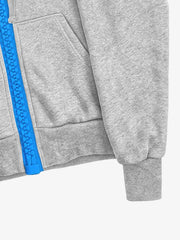 Chunky Zip Boxy Fit Zip-Up Hoodie