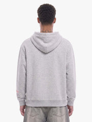 Detachable Hair Clip Decoration Zip Up Hoodie 