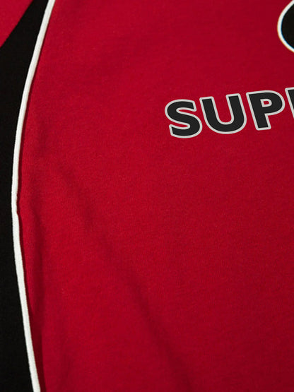 Color-Blocked Strip Racing T-shirt - 2076 