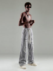 Distressed Rhinestone Sweatpants
