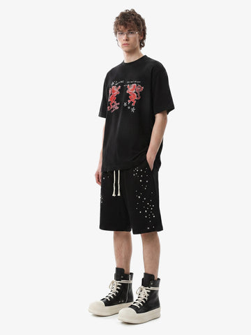 Studded Jersey Sweat Shorts - 2630 