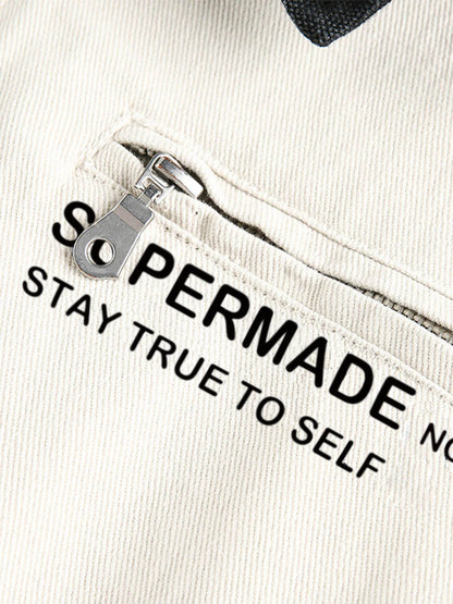 Street Washed Distressed Detroit Jacket 