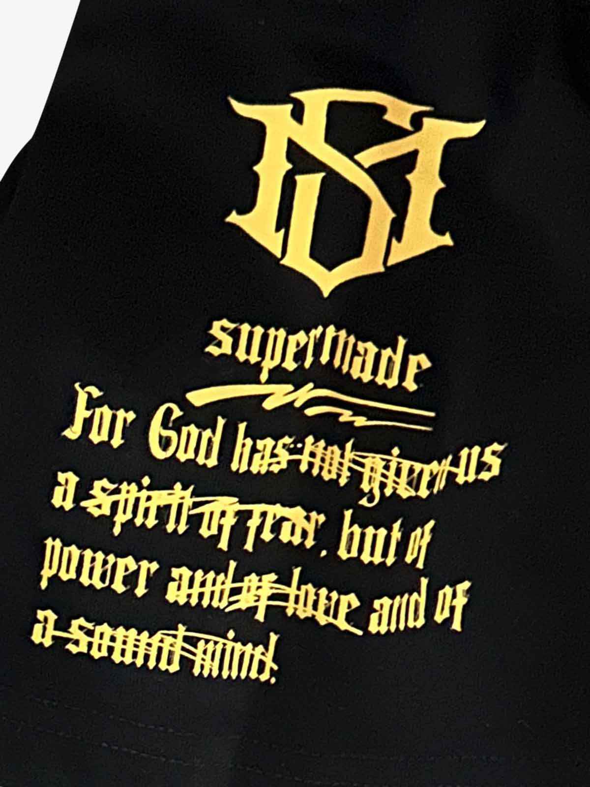 Hip-Hop Punk Faux Two-Piece Long-Sleeved T-Shirt - 2457 