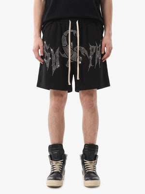 Rhinestone Scorpion Gothic Shorts 