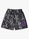 Snakeskin Graphic Athletic Shorts