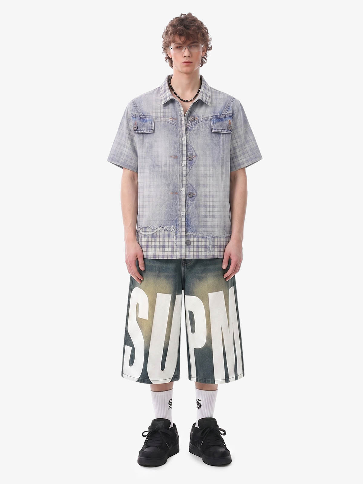 Vintage Washed Plaid Shirt 