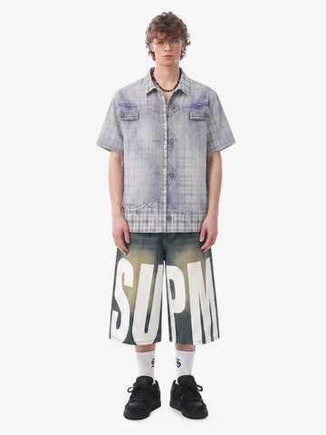 Vintage Washed Plaid Shirt 
