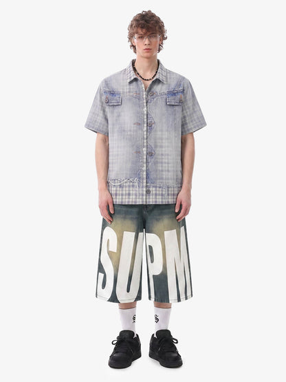 Vintage Washed Plaid Shirt 