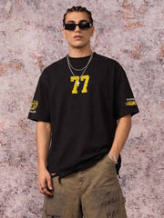 Detachable Chain Necklace Casual T-Shirt