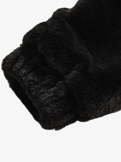 Thesupermade Street Letter Embroidered Fleece Jacket - 1838 