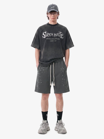 Studded Jersey Sweat Shorts - 2630 