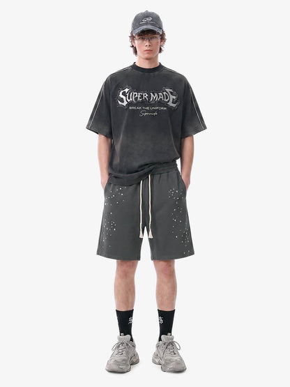 Studded Jersey Sweat Shorts - 2630 