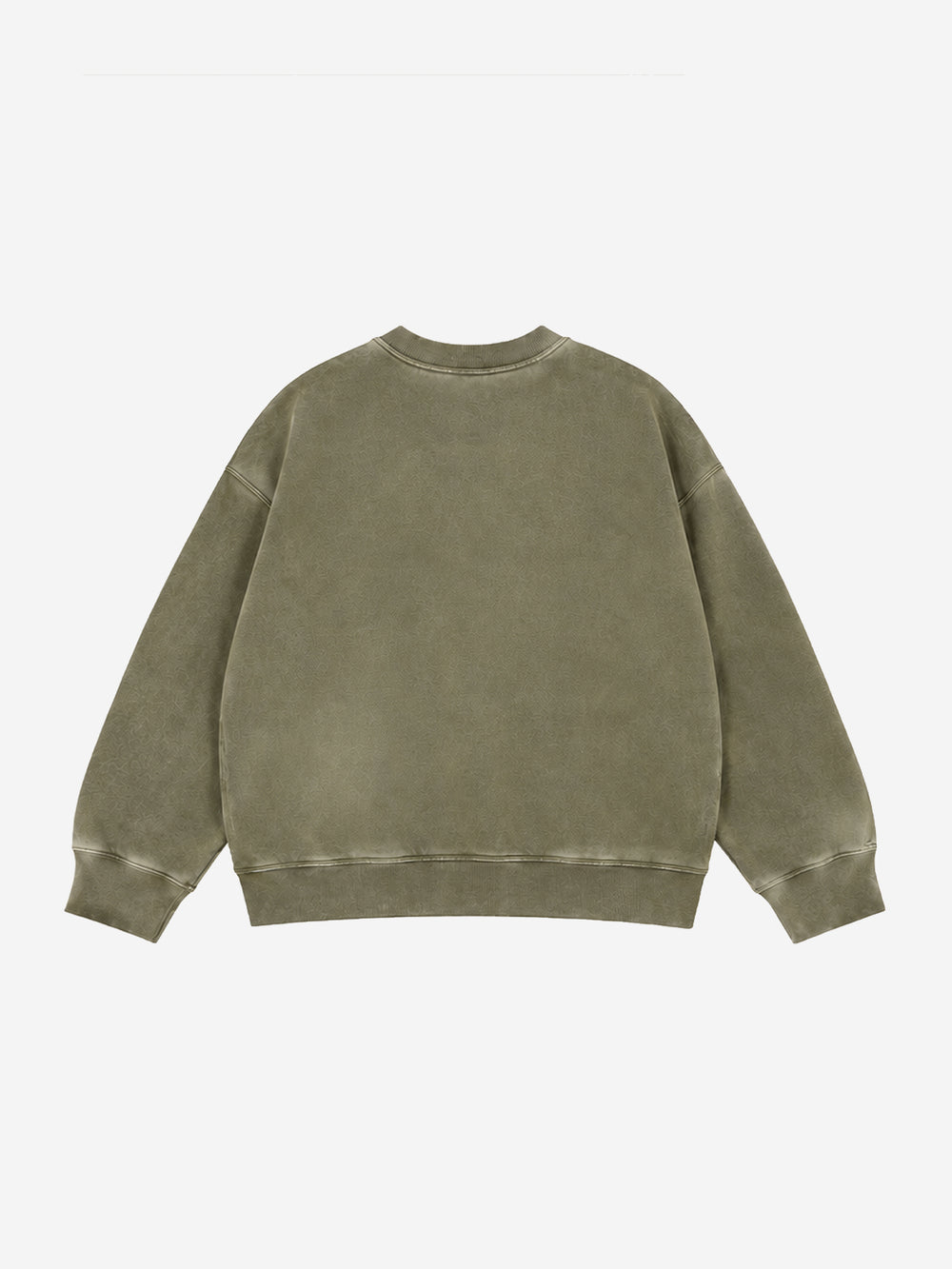 Camo 67 Appliqué Embroidered Washed Oversized Sweatshirt