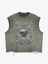 Vintage Freedom Eagle Sleeveless T-Shirt 