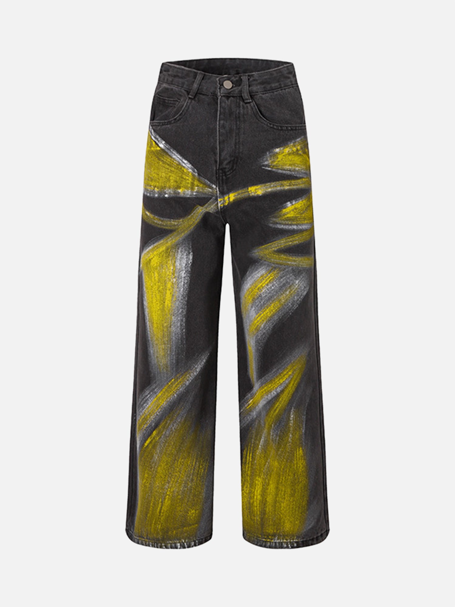 High Street Heavy Industry Graffiti Washed Jeans