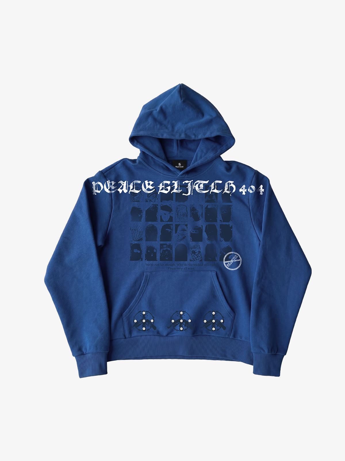 Peace Graphic Beaded Sweatshirt