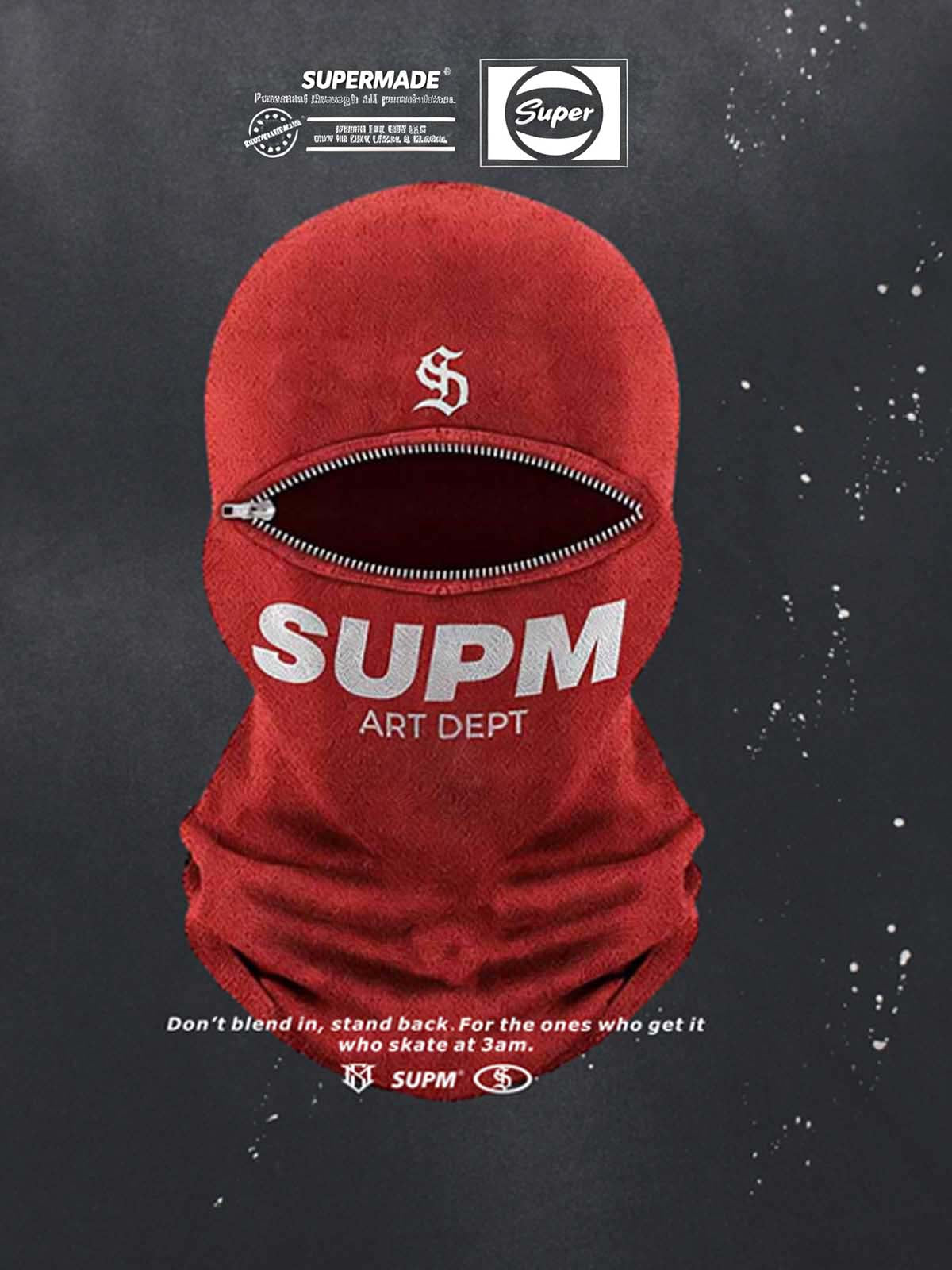 Red Balaclava Graphic T-Shirt 