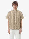 Snakeskin Stripe Short Sleeve Shirt
