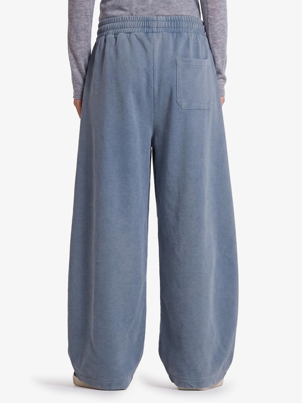 Jogginghose mit Lippenflaggen-Motiv, Used-Look, Baggy-Schnitt
