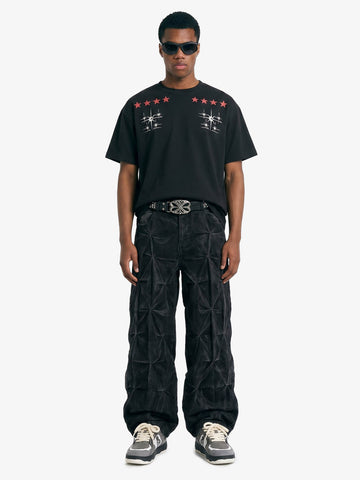 Cyber-Star Gothic Graphic T-Shirt 