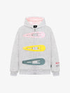 Detachable Hair Clip Decoration Zip Up Hoodie