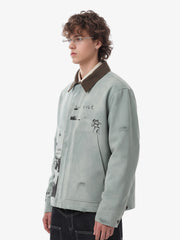 Vintage Washed Distressed Barn Work Jacket - 2582 