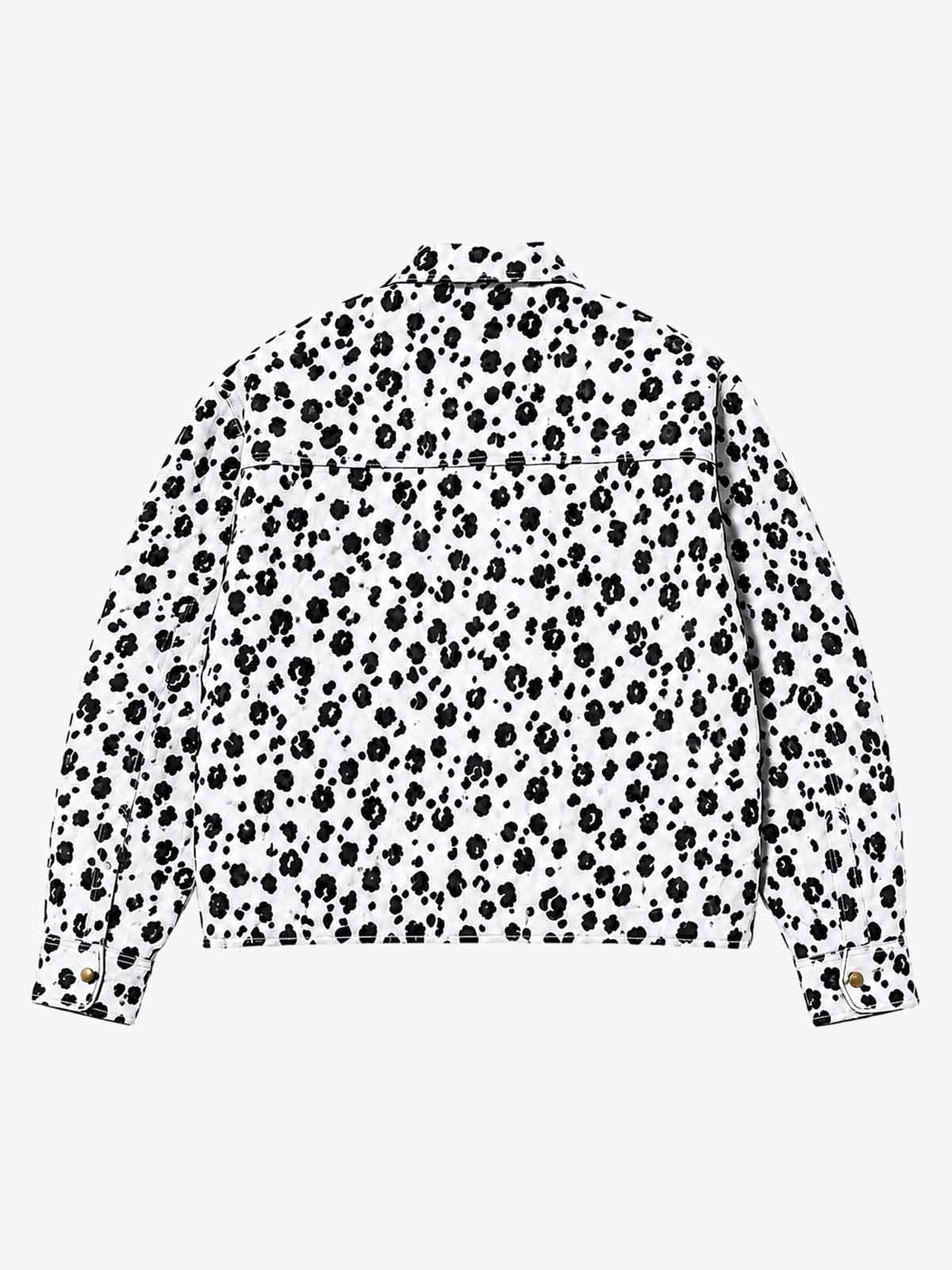 Leopard Racing Gear Patch Denim Jacket