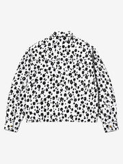 Leopard Racing Gear Patch Denim Jacket