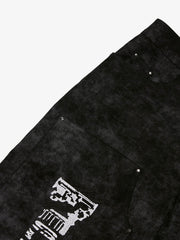 SUPERMADE Roman Column Pattern Embroidered Jeans 