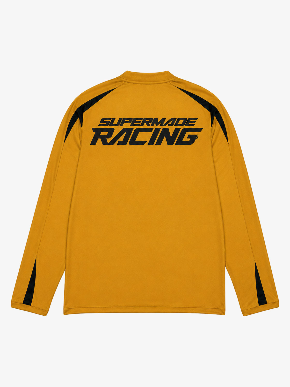 Skull Graphic Layered Racing Logo Long Sleeve Tee