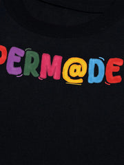 Colorful Fun Pattern Crew Neck T-Shirt 