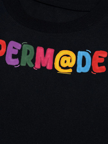 Colorful Fun Pattern Crew Neck T-Shirt 