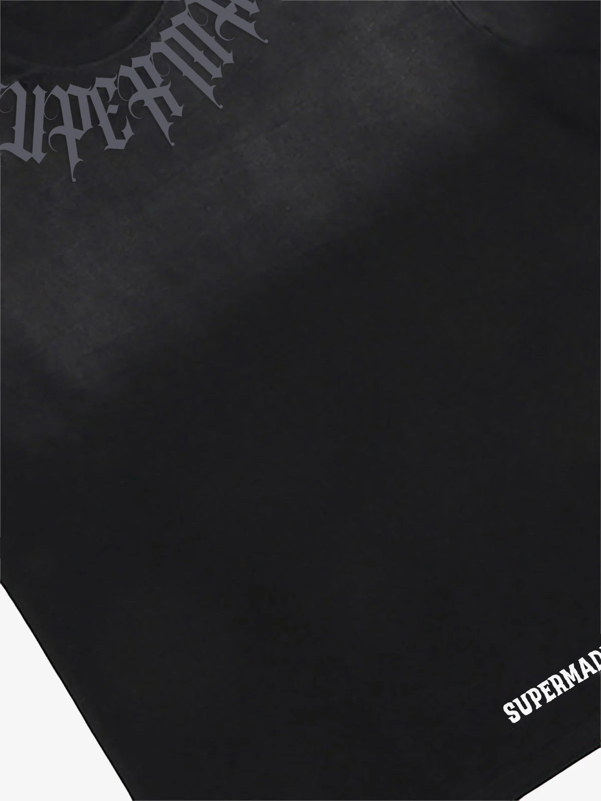 Retro Gradient Letter Printed Washed Oversize T-shirt 