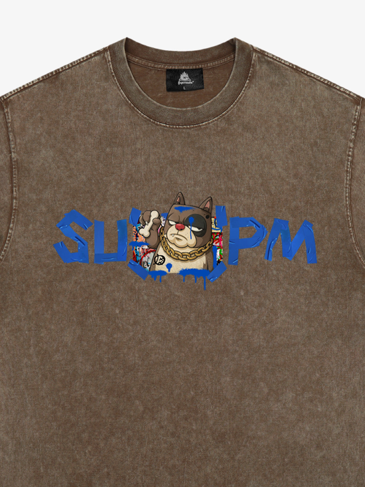 SUPM Graffiti Tape Graphic T-shirt 