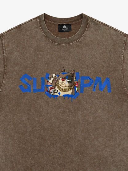 SUPM Graffiti Tape Graphic T-shirt 