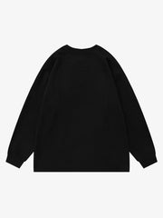 Reflektierendes, dekonstruiertes Sweatshirt