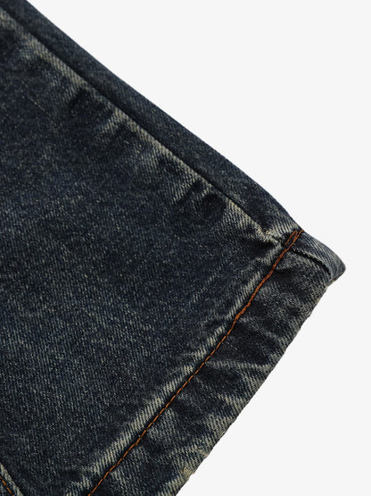 High-Waisted Wide-Leg Cargo Pants with Unique Pocket Design 