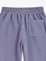 Vintage-Washed Loose-Fit Graphic-Print Casual Set