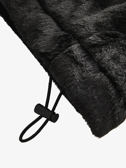 Thesupermade Street Letter Embroidered Fleece Jacket - 1838 